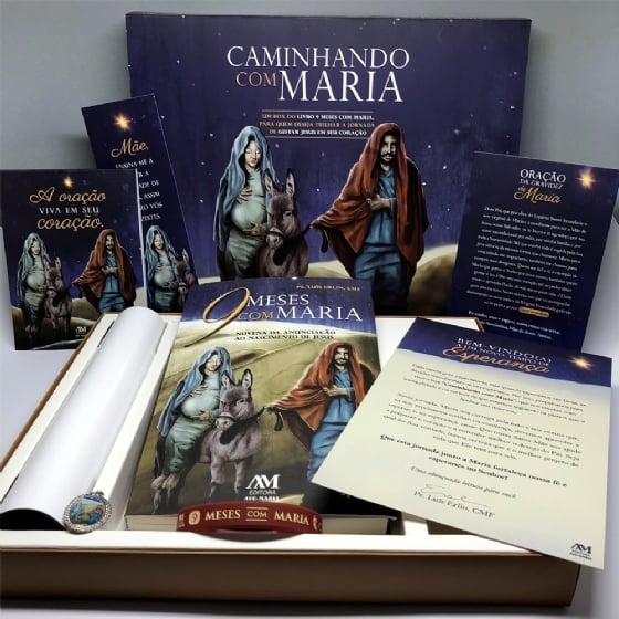 Box - Caminhando com Maria (Livro 9 meses com Maria)