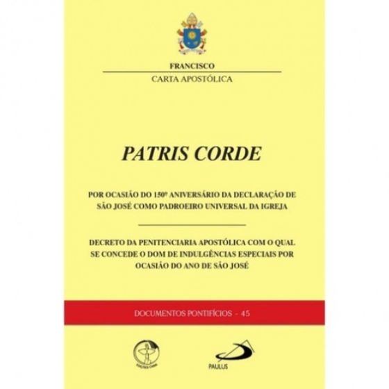 Carta Apostólica Patris Corde - Com o coração de Pai - Documentos Pontifícios 45