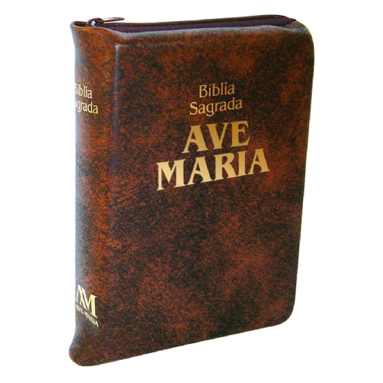 Bíblia Zíper - Bolso - Marrom