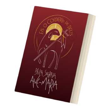 Bíblia Sagrada Ave-Maria - Eis o Cordeiro de Deus - Vermelha