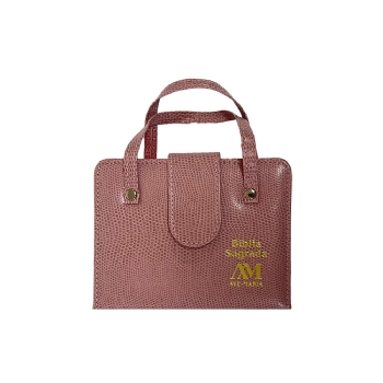 Bíblia com Alça - Bolso - Rosa