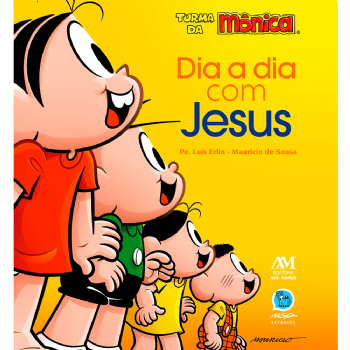 Dia a dia com Jesus -  Turma da Mônica (almofadada)