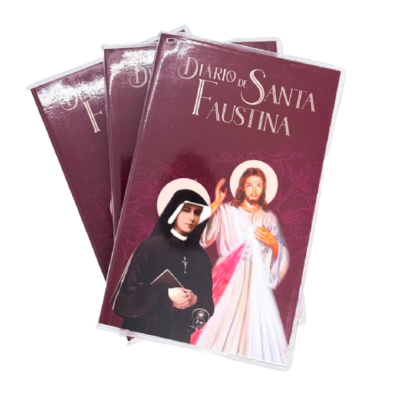 Diário de Santa Faustina Capa Cristal - Bolso
