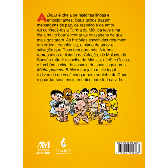 Minha Primeira Bíblia com a Turma da Mônica - Tamanho Pequeno